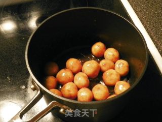 金灿灿的葫芦串（鸡丸）的做法步骤：10