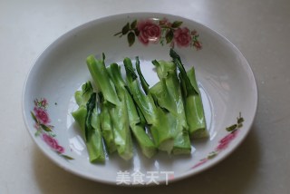 【年菜分享一】·荷塘素影 ——【鲍鱼汁浸时蔬】的做法步骤：4