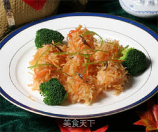 新年快乐---绣球干贝的做法步骤：1
