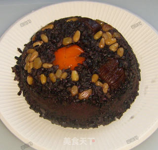 血糯米八宝饭的做法步骤：15
