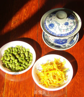 桔皮熏豆茶的做法步骤：16