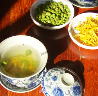 桔皮熏豆茶的做法步骤：17