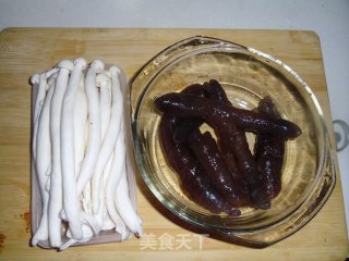 鲜菇海参烩的做法步骤：1
