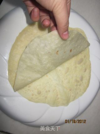 荷叶饼的做法步骤：21