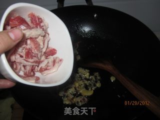 肉丝芥菜的做法步骤：5