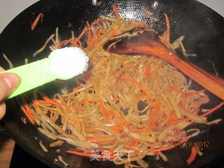 肉丝芥菜的做法步骤：9