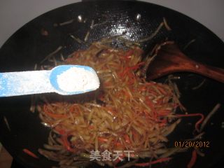 肉丝芥菜的做法步骤：11