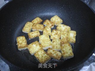 香煎豆腐的做法步骤：4