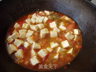 家常菜----西红柿香菇烧豆腐的做法步骤：8