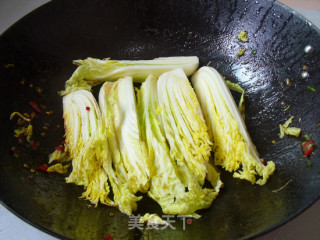 干锅娃娃菜的做法步骤：7