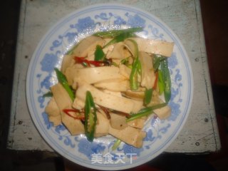 自炒豆腐的做法步骤：7