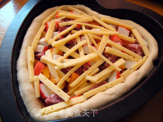 简易爱心小pizza的做法步骤：14