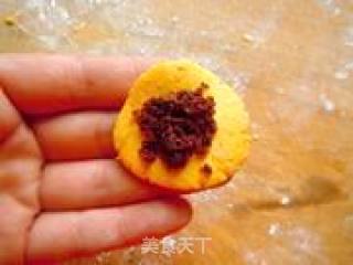 南瓜巧克力馅汤圆的做法步骤：9