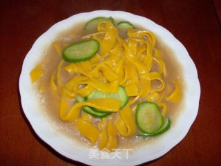 南瓜面条的做法步骤：8