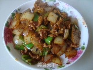 家庭版孜然炒肉的做法步骤：10