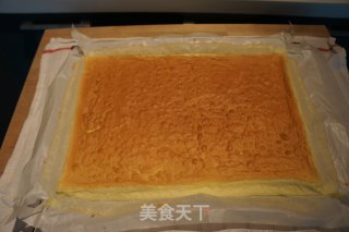 【我的烘焙时间】如此性感，如此美丽--我的粉红豹纹蛋糕卷的做法步骤：26