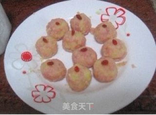 肉泥土豆圆的做法步骤：7