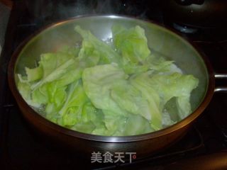 炝拌圆白菜的做法步骤：3