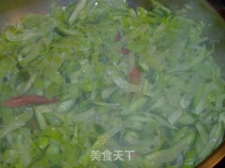 炝拌圆白菜的做法步骤：6