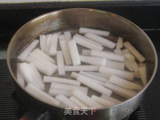 橙汁萝卜条的做法步骤：3
