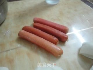 脆皮肠仔包的做法步骤：4