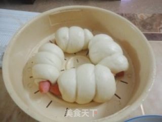 脆皮肠仔包的做法步骤：9