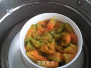 核桃南瓜蓉的做法步骤：1