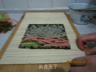 酸菜寿司的做法步骤：5
