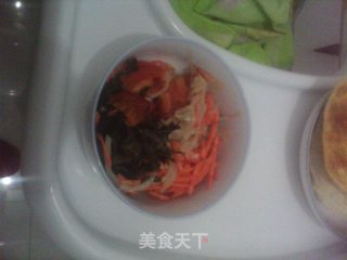 鸡蛋灌饼木耳鸡蛋西红柿汤的做法步骤：12