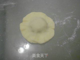 荷叶地瓜饼的做法步骤：7