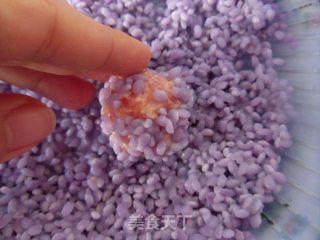 紫糯米丸子的做法步骤：8