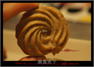 【我的烘焙时间】香草精，曲奇饼干的好搭档---咖啡香草、抹茶香草曲奇的做法步骤：15