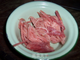 肉丝炒榨菜的做法步骤：3