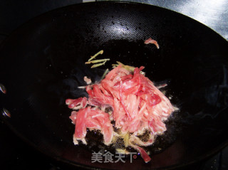 肉丝炒榨菜的做法步骤：5