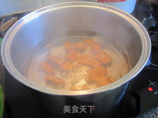 番薯芥菜汤的做法步骤：2