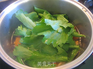番薯芥菜汤的做法步骤：4