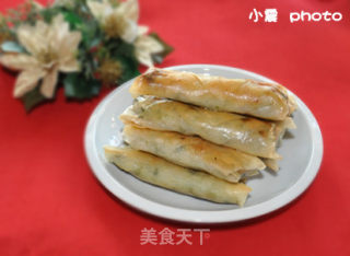 荠菜春卷的做法步骤：6