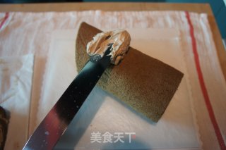 【我的烘培时间】超超超好吃的---圣诞树根蛋糕的做法步骤：50