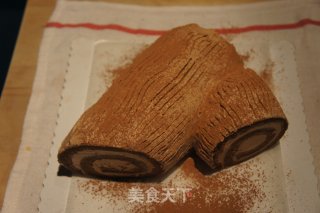 【我的烘培时间】超超超好吃的---圣诞树根蛋糕的做法步骤：56
