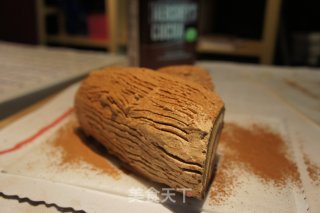 【我的烘培时间】超超超好吃的---圣诞树根蛋糕的做法步骤：57