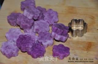 紫山药花生牛奶的做法步骤：1