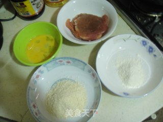 家常猪排饭的做法步骤：2