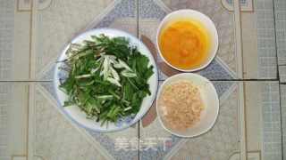 【木木菜系】健康吃-韭菜虾皮炒鸡蛋的做法步骤：1