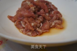 娃娃菜百叶肉丝的做法步骤：2
