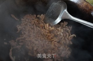 娃娃菜百叶肉丝的做法步骤：6
