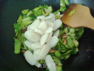 家乡的味道——青菜汤年糕的做法步骤：8
