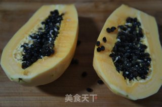 木瓜双奶西米露的做法步骤：2