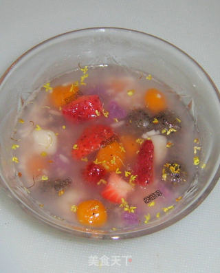 绚丽桂花酒酿细圆子的做法步骤：15