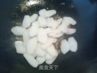 家乡的味道——雪菜肉丝炒年糕的做法步骤：4