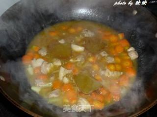 咖喱胡萝卜烧肉的做法步骤：6